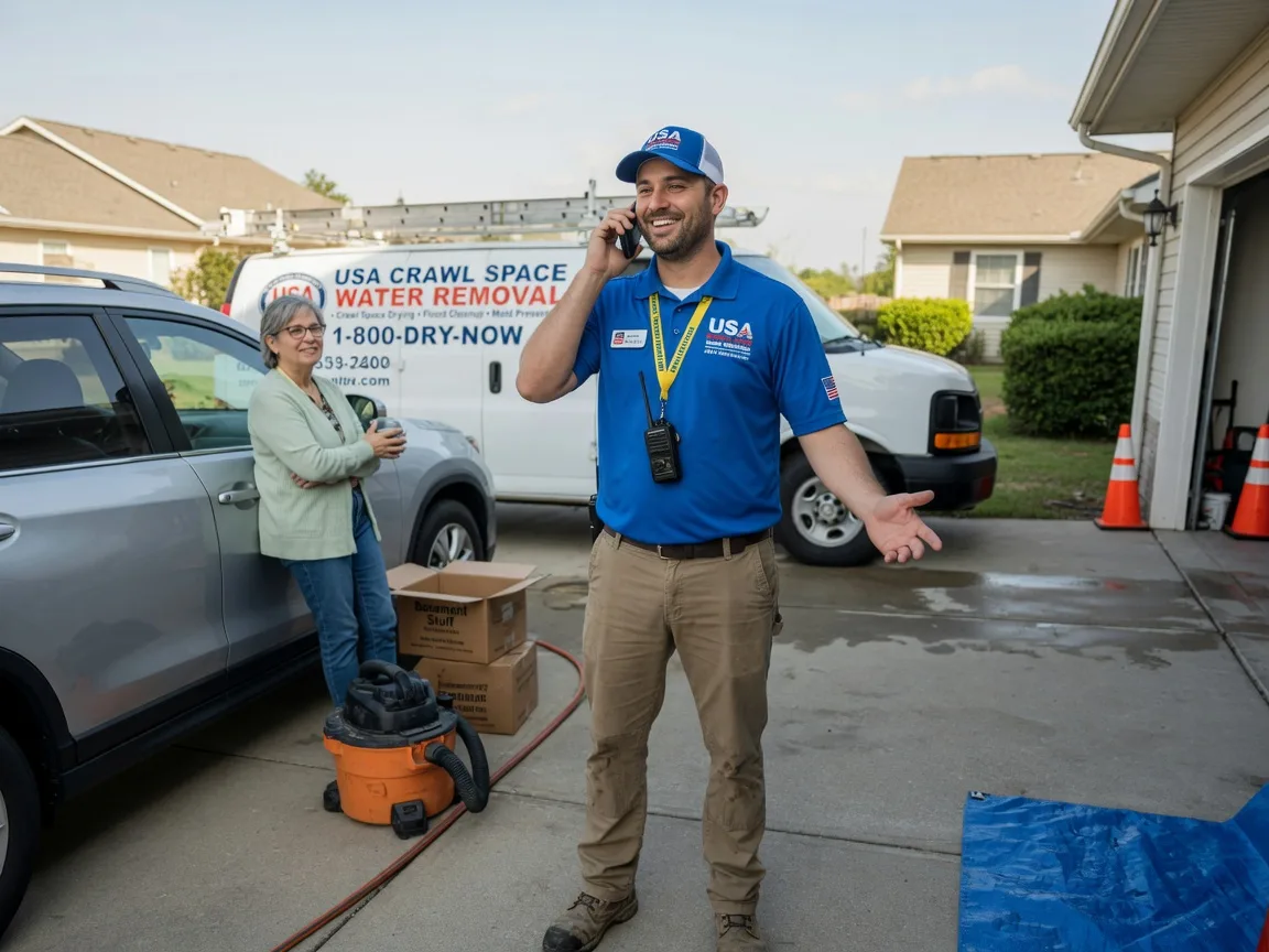 Crawl Space Water Removal Bradley, AR FAQs